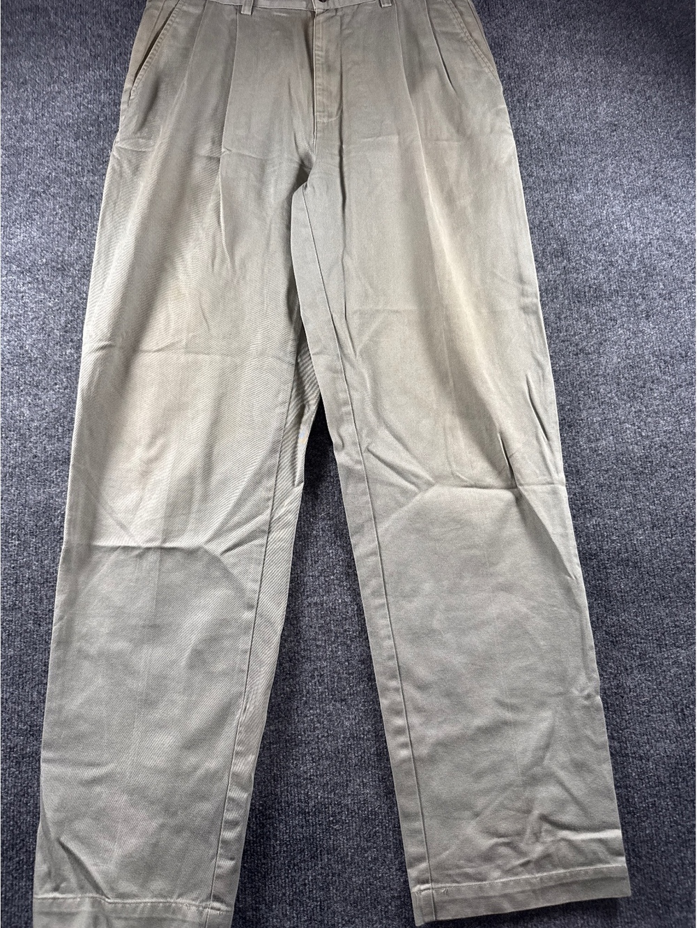 Lauren Ralph Lauren Pants Mens 33x34 Gray Cotton Chino Dress Casual Preppy